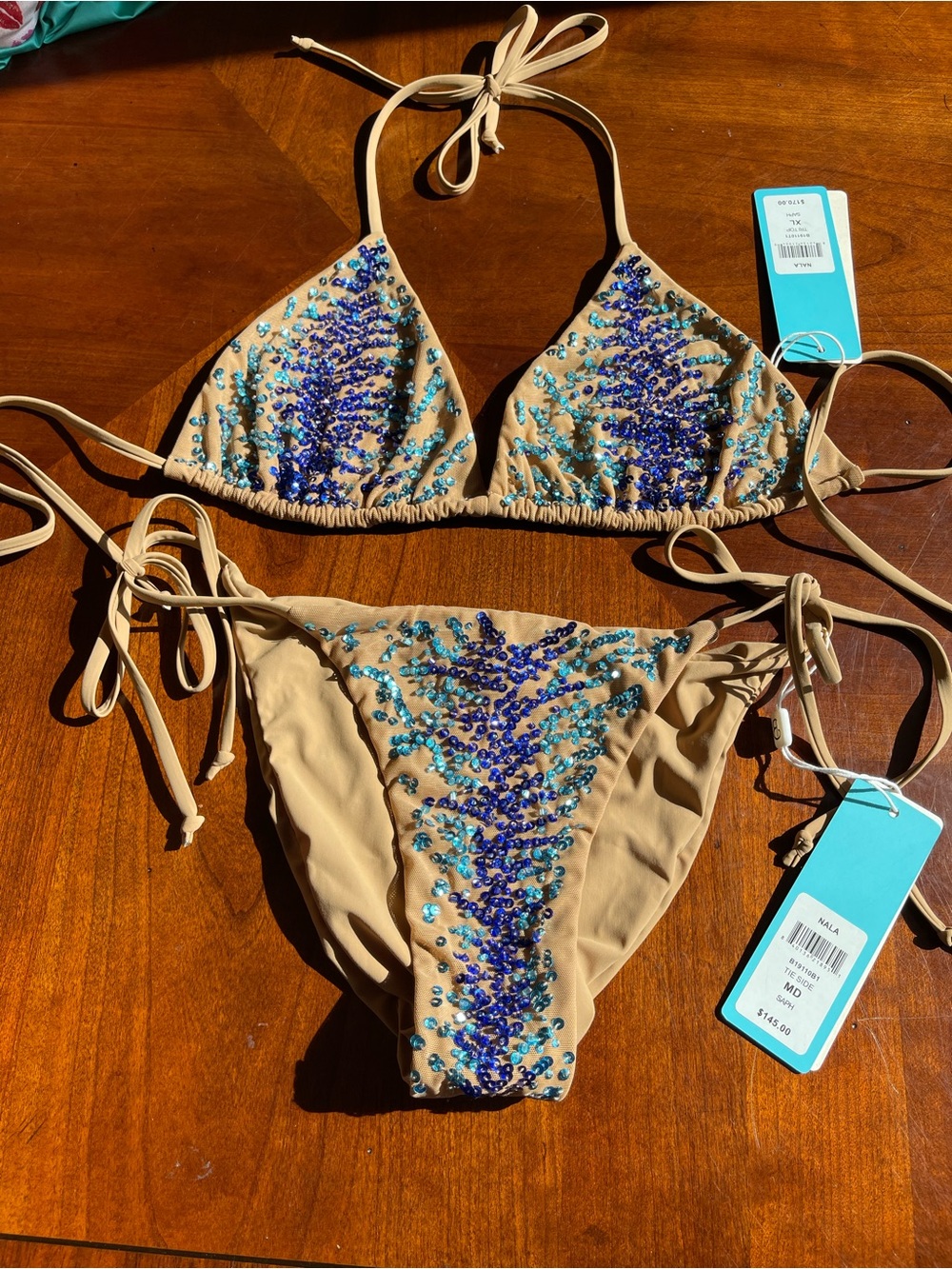 NWT beach bunny Nala bikini xL/M set